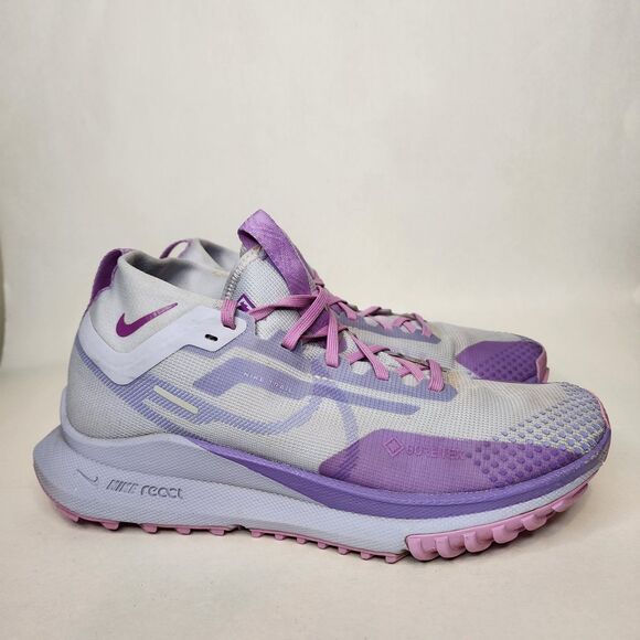 Nike Pegasus Trail 4 Shoes Gore-Tex Purple Trail Running Athletic Womens Size 9 - Picture 15 of 15